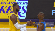 Regular Season Hug GIF by NBA