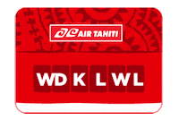 _AirTahiti_ airport airline destination french polynesia Sticker