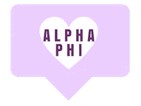 Aphi Sticker by Alpha Phi UBC