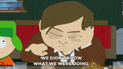 kyle broflovski bar GIF by South Park 