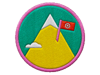 Summer Mountain Sticker by Target