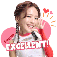 Well Done Smile Sticker by Kingston Technology