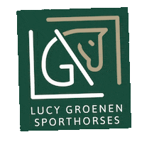 lucygroenen horses paarden groenen sporthorses Sticker