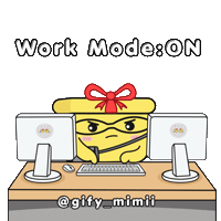 Work Working Sticker