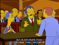 season 7 blue-haired lawyer GIF