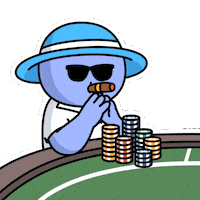 Im All In Sticker by Kwantel