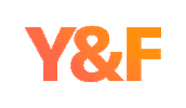 agenciayf orange agency movement yf Sticker