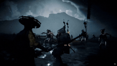 Boss Fight Samurai GIF