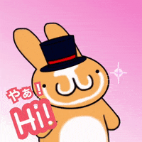 horseface19930912 hi mrbunny やあ horseface GIF