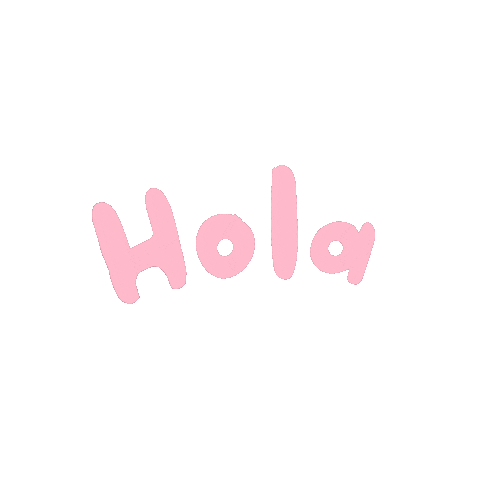 Pink Hello Sticker