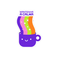 Calma Sticker by Escola mais