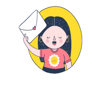 Mailing E Mail Sticker by Andrea Ortiz Sosa