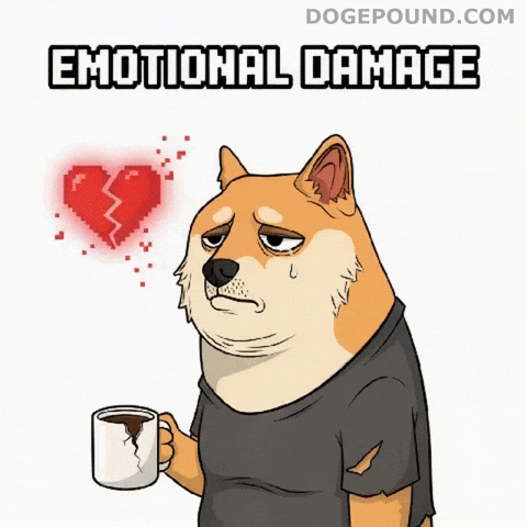Sad Broken Heart GIF by Doge Pound