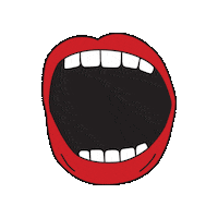 wordofmouthtruck vegan mouth vegan food word of mouth Sticker