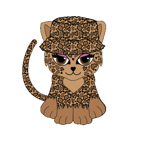 Snow Leopard Cat Sticker by Evewear