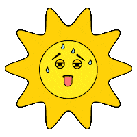 Sweating Good Morning Sticker