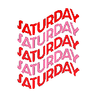 Weekend Saturday Sticker
