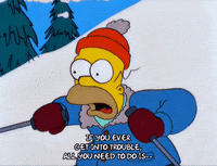 scared homer simpson GIF