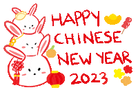 Chinese New Year Bunny Sticker