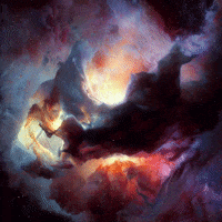 salmonickatelier space stars universe galaxy GIF