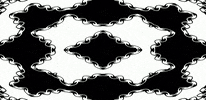anniemuse heart black and white mask bw GIF