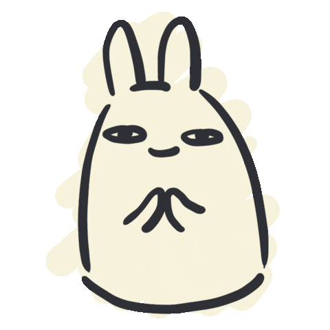 Loop 拍手 Sticker by bunny_is_moving