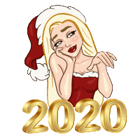 Merry Christmas Новый Год Sticker