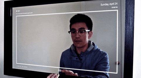 redletterdave giphyupload smart mirror GIF