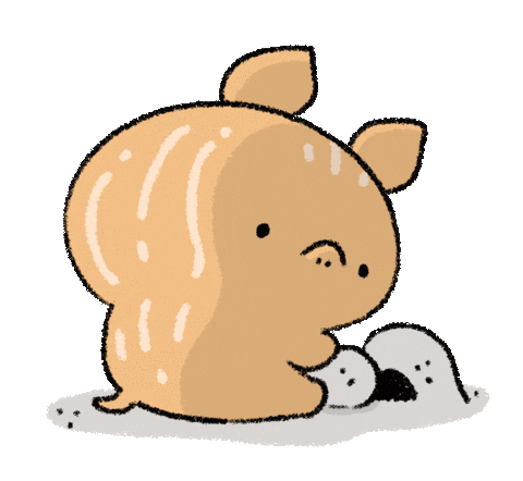 Pig Piggy Sticker by BREAD TREE