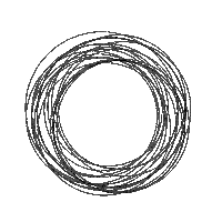 Circle Rotation Sticker by Looping Group