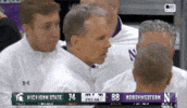Yell Chris Collins GIF by Northwestern Athletics