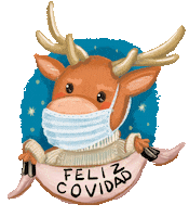 mamajosefa xmas covid coronavirus navidad Sticker