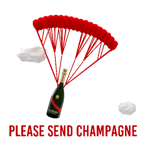 ghmummus giphyupload help champagne bottle Sticker
