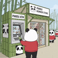 Atm GIF by Pandu Pandas