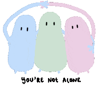 Sad Friend Sticker by Jasa Curhat dan Konsultasi