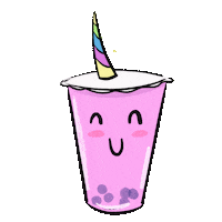 AndorasBubble sparkle boba bubbletea andorasbubble Sticker