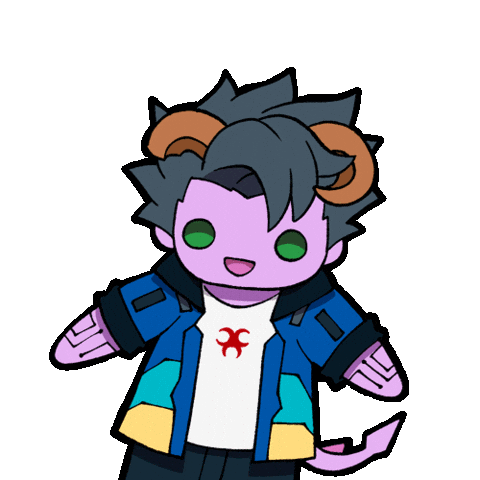 Happy Jump Sticker