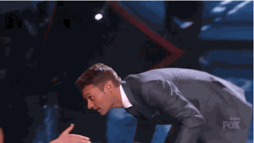 happy ryan seacrest GIF by American Idol