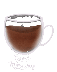 Good Morning Coffee Sticker