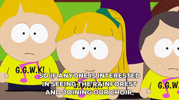 bow pony tail GIF by South Park 
