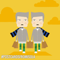 postcardsfromisola walk talk twins postcardsfromisola GIF
