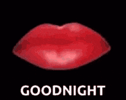 Sleep Well Goodnight Kiss GIF by swerk