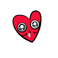 AriUbertiArt love heart amor corazon Sticker