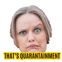 Awkward Crazy Man Sticker