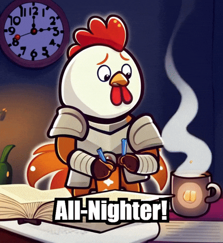 Late Night School GIF by Zorooster