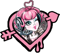 Monster High Pink Sticker