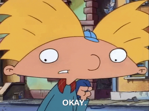 hey arnold ok GIF