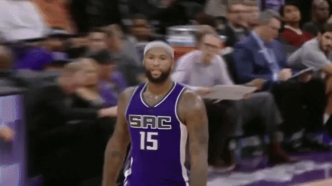 demarcus cousins smile GIF by NBA