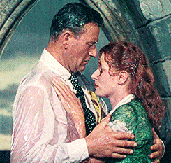 john wayne maureen ohara GIF