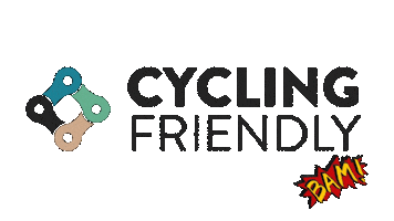 CyclingFriendly bike cycling cycle friendly Sticker